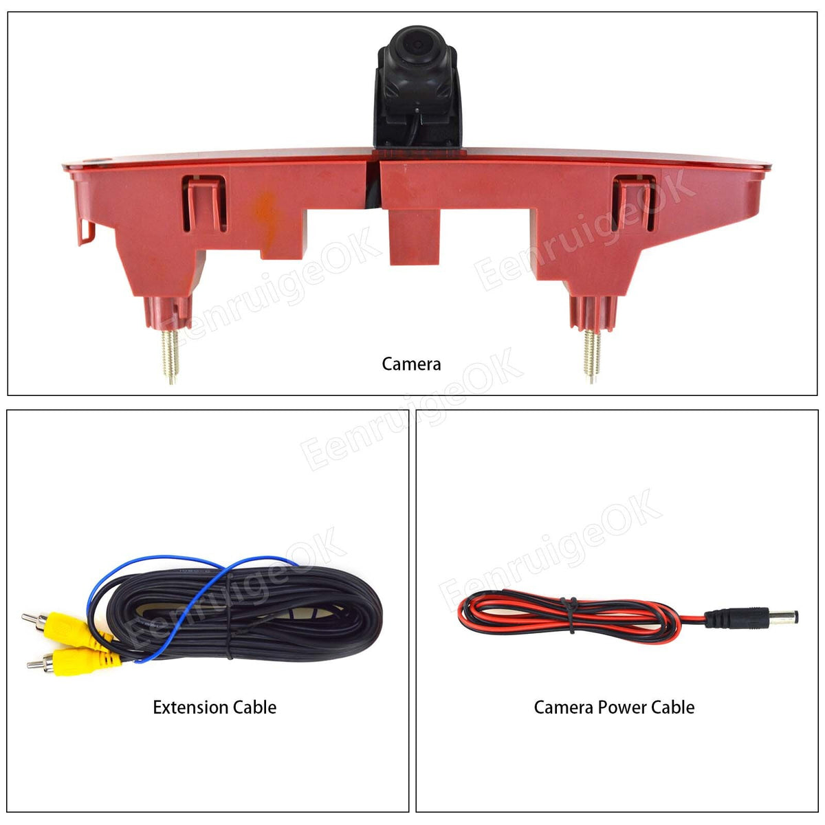 Rear Brake Light Reversing Camera for Citroen Berlingo Peugeot Partner Mk2 Mk315
