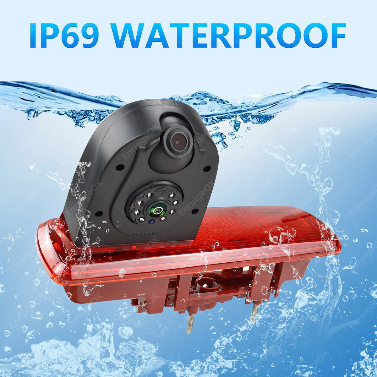 Dual Lens Rear Brake Light Reversing Camera Kit for Opel Vivaro Renault Trafic 310