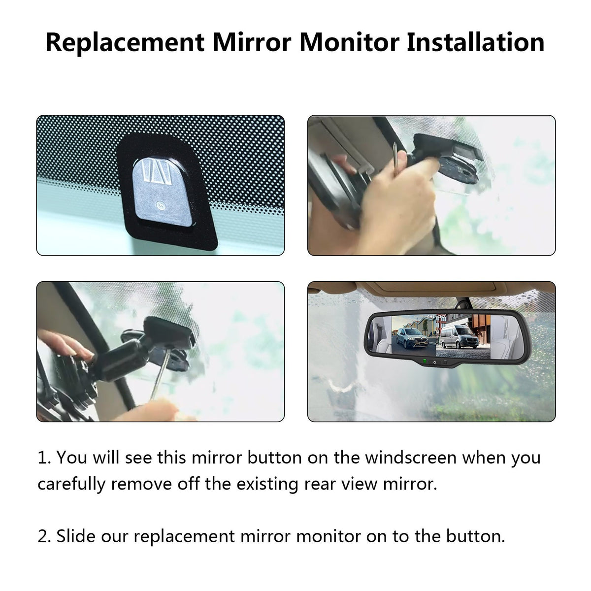 Reverse Camera For Citroen Berlingo Peugeot Partner Mk2 Mk3 + 6.86" Monitor11