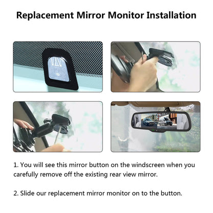 Reverse Camera For Citroen Berlingo Peugeot Partner Mk2 Mk3 + 6.86" Monitor11