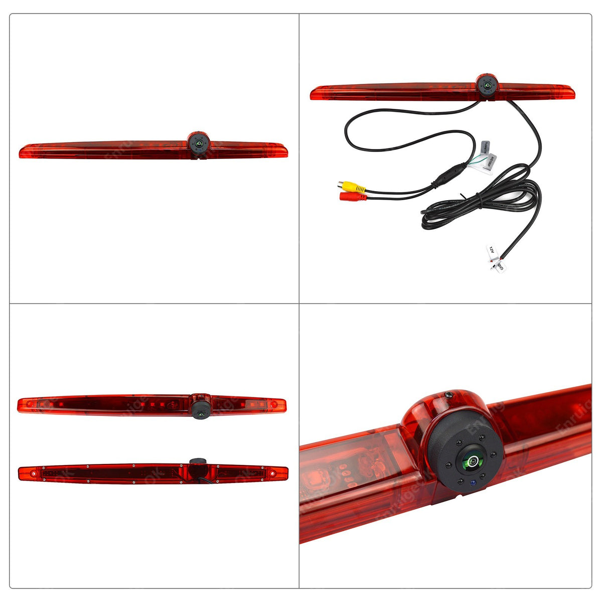 EnruigeOK Surface Mounted 3rd Brake Light Backup Camera Universal for Vans RVs7