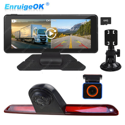 6.86" Monitor&Rear Brake Light Reversing Camera for Mercedes Sprinter VW Crafter0
