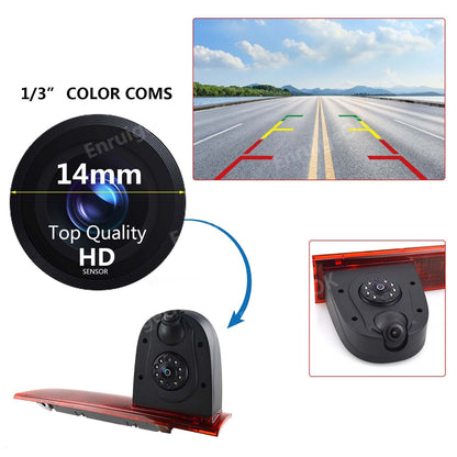 3rd Brake Light Backup Camera for Ford Transit Custom Van + 7'' Mirror Monitor16