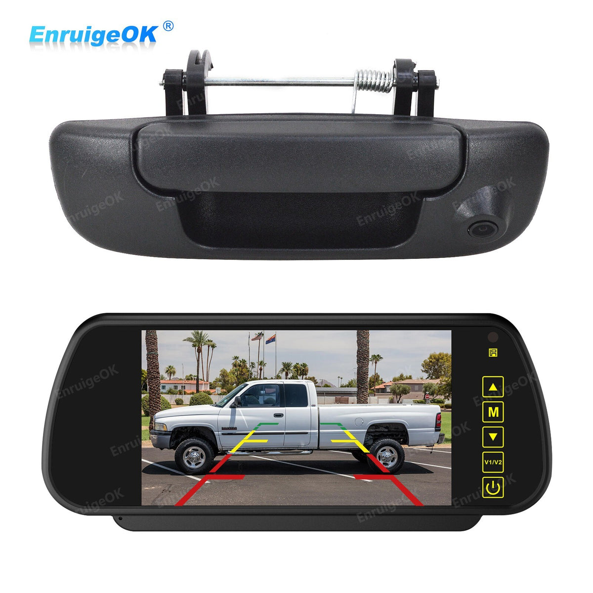 Tailgate Handle  Rear View Backup Camera for Dodge Ram 1500 2500 3500 2002-20080