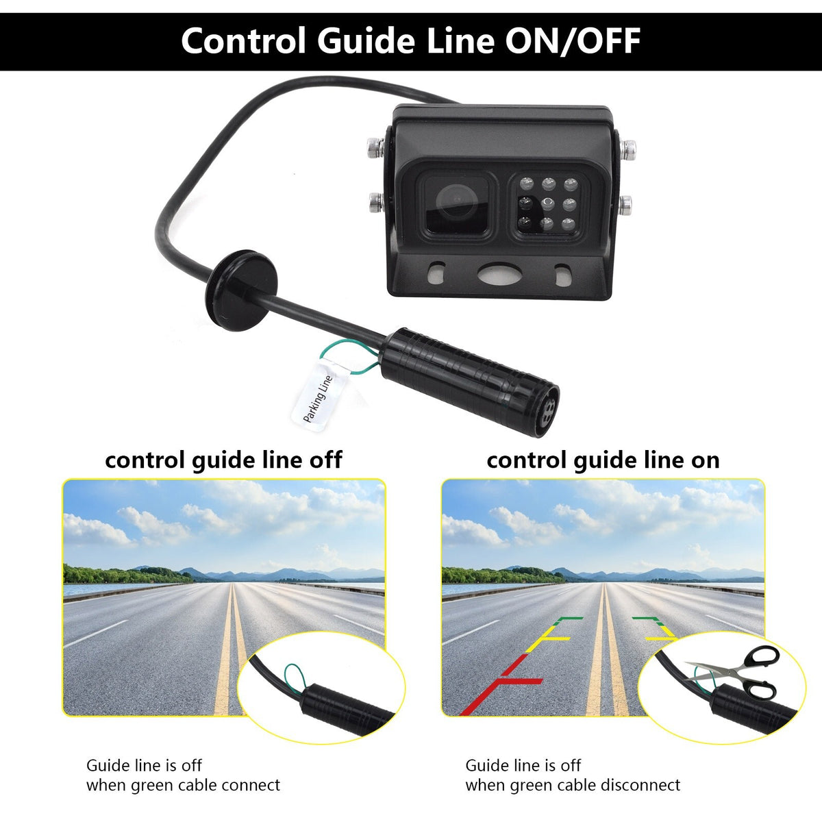 7'' Backup Camera System With Monitor Kit Back Parking Night Vision For Truck RV5