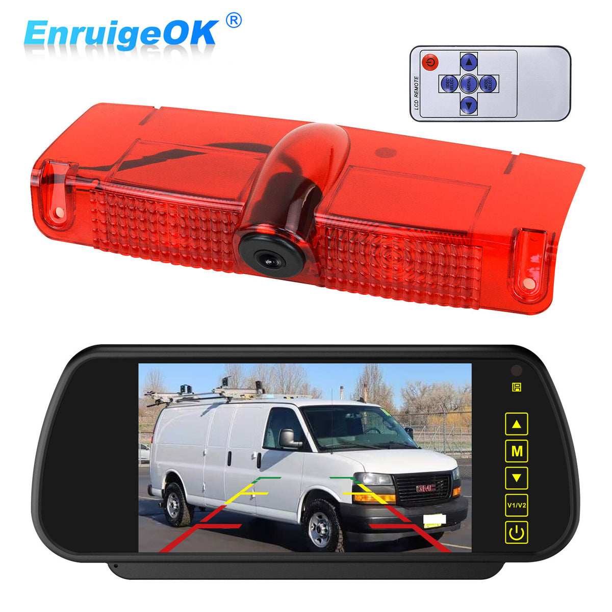 Brake Light Reversing Camera Kit For Chevrolet Express GMC Savana Van 2003-20190