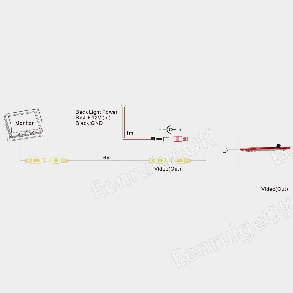 Rear Brake Light Reversing Camera for Mercedes-Benz Vito [W447] (2014-Onwards)14