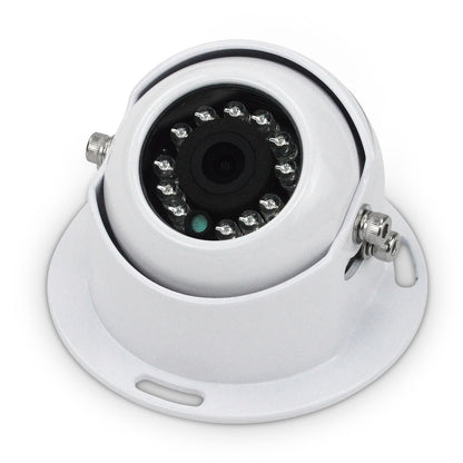 White 4 PIN Heavy Duty Rear View Dome Camera AHD 1080P Metal Case For Truck Bus11
