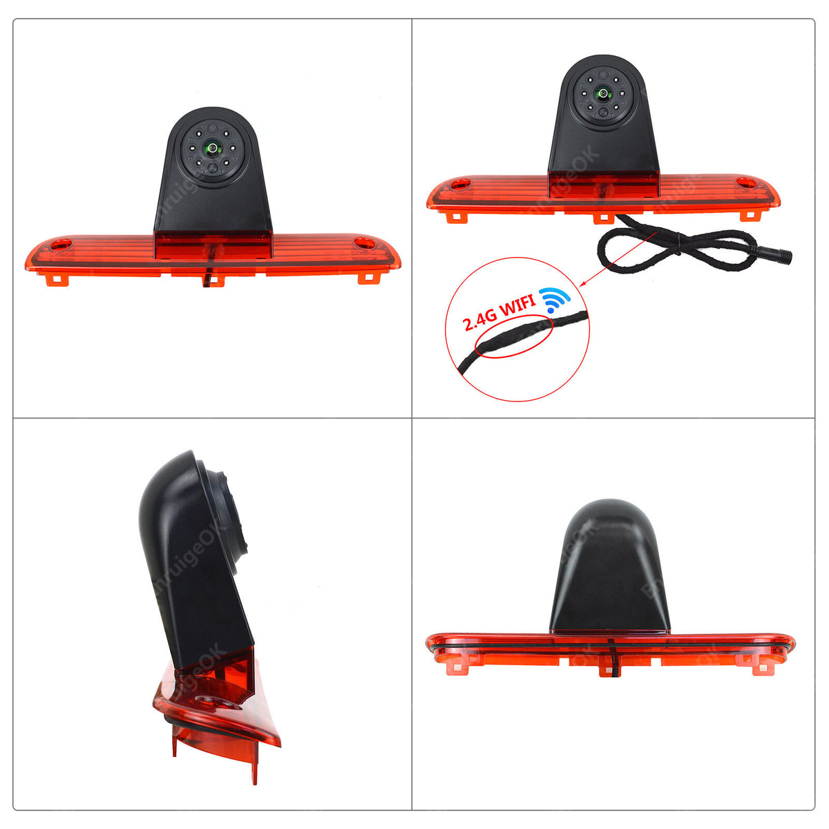 Wireless 5" Monitor & Brake Light Reversing Camera For Fiat Ducato Citroen Relay8