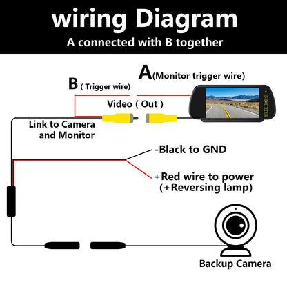 Tailgate Handle Backup Camera For 2015-2020 Chevy Colorado GMC Canyon+7" Monitor15