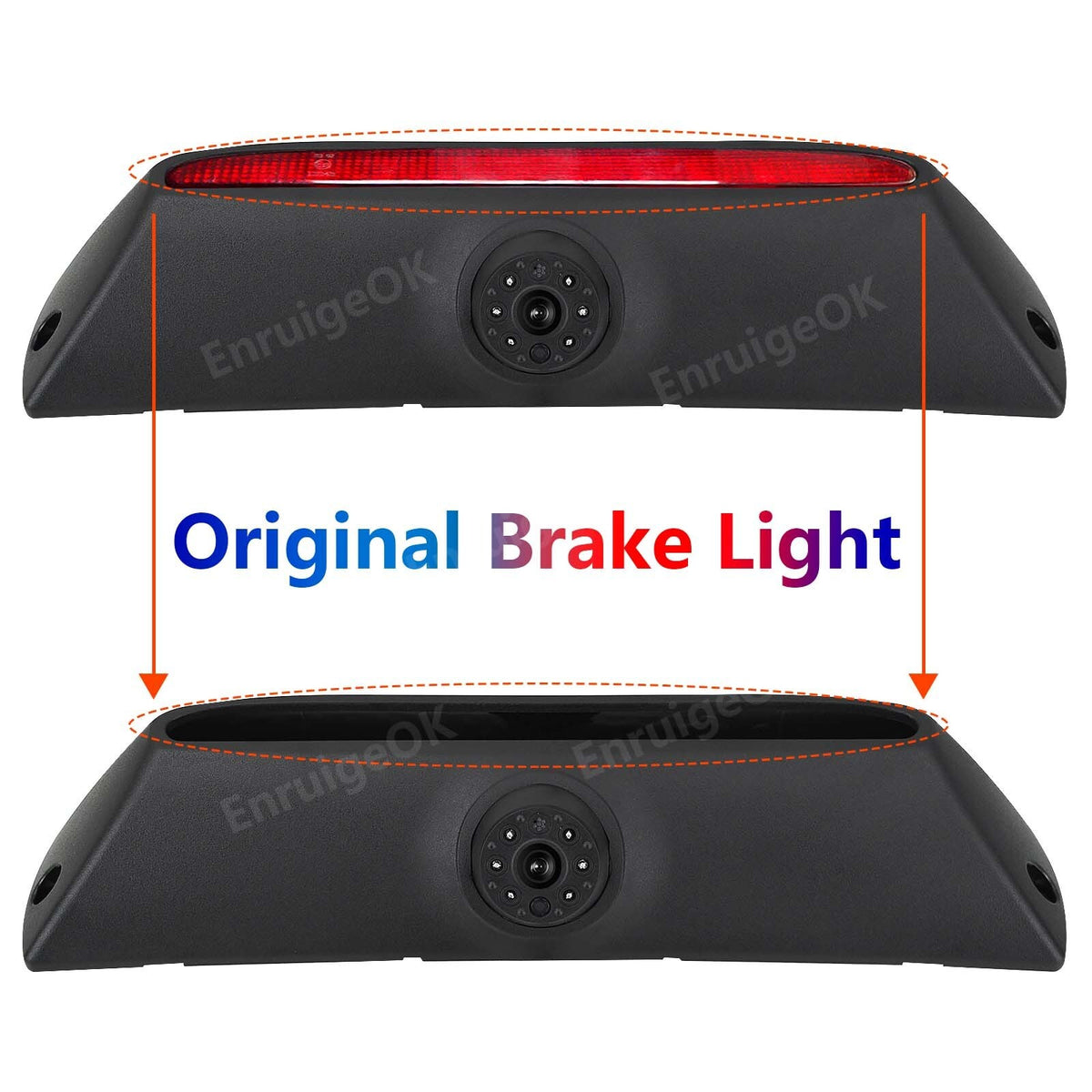 Rear Brake Light Reversing Camera Kit for Iveco Daily Gen 4 +7'' Mirror Monitor3