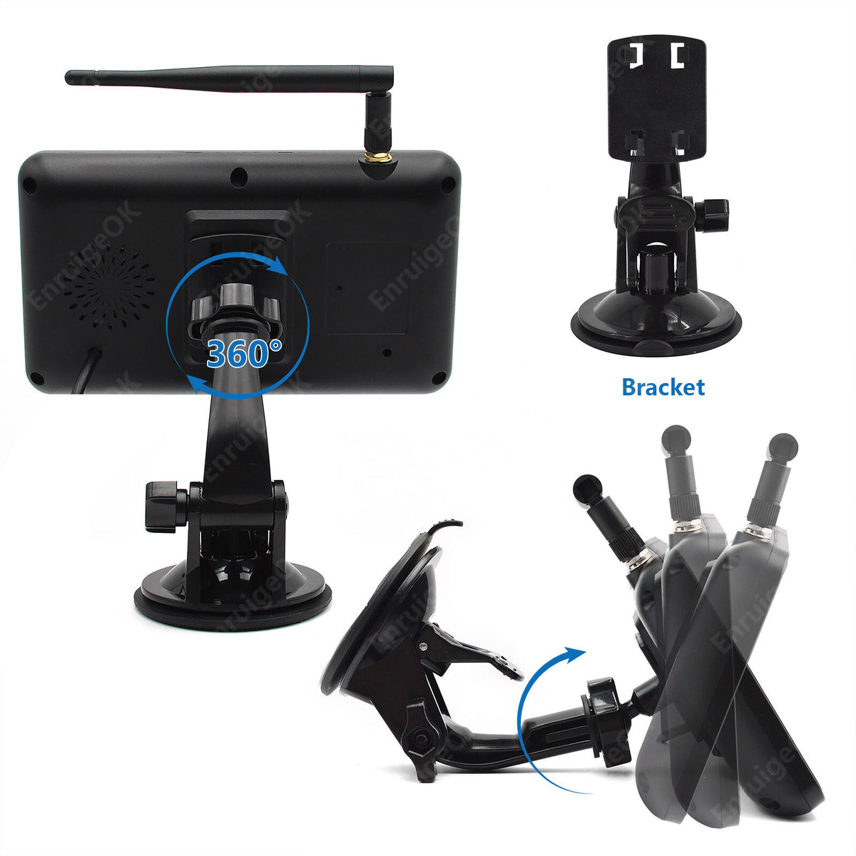 Wireless Universal High Level Brake Light Reverse Camera Kit for Commercial Vans17