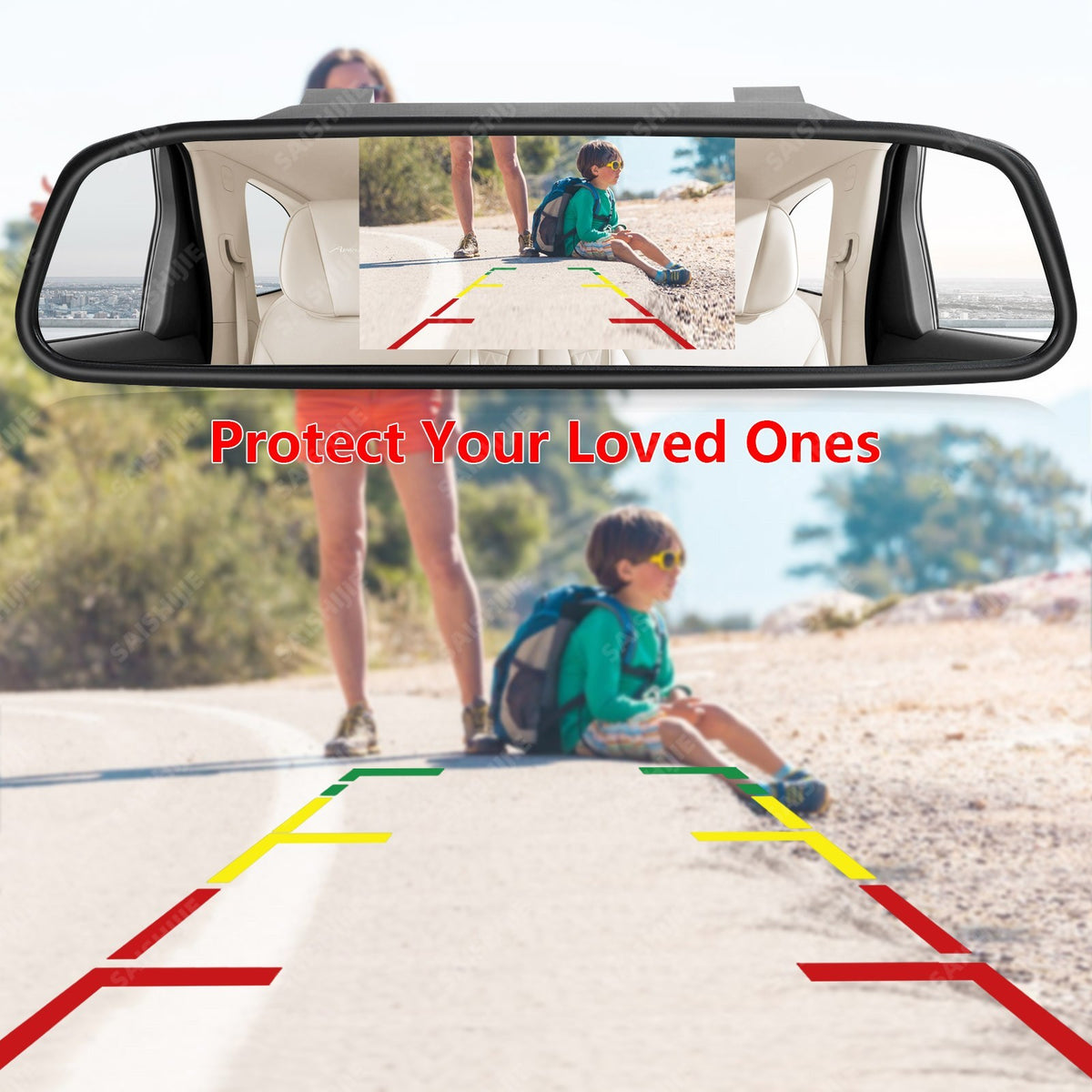 High Roof 3rd Brake Light Backup Camera Kit for Coachmen Class C RVs Motorhome12