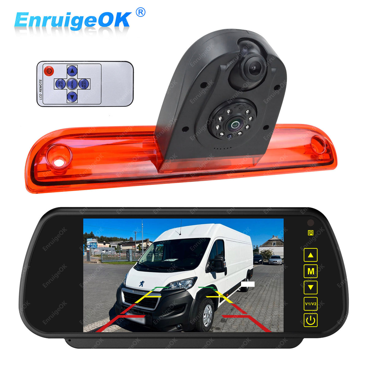 Brake Light Reversing Camera Kit For Citroen Relay Fiat Ducato Peugeot Boxer0