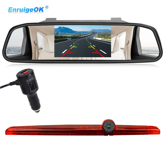 High Roof 3rd Brake Light Backup Camera Kit for Coachmen Class C RVs Motorhome0