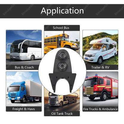 Rear View Reverse Parking Camera Roof Mount For Mercedes-Benz Sprinter Van5