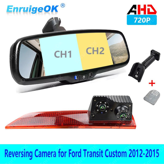 Rear Brake light Reversing Camera for Ford Transit Custom 2012-2015 Barn Doors0