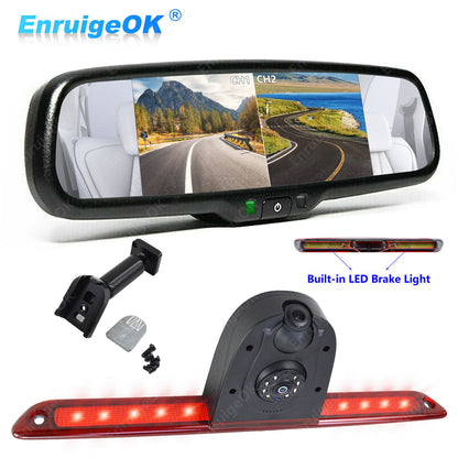 Dual-Lens Brake Light Reverse Camera Kit for Mercedes-Benz Sprinter VW Crafter0