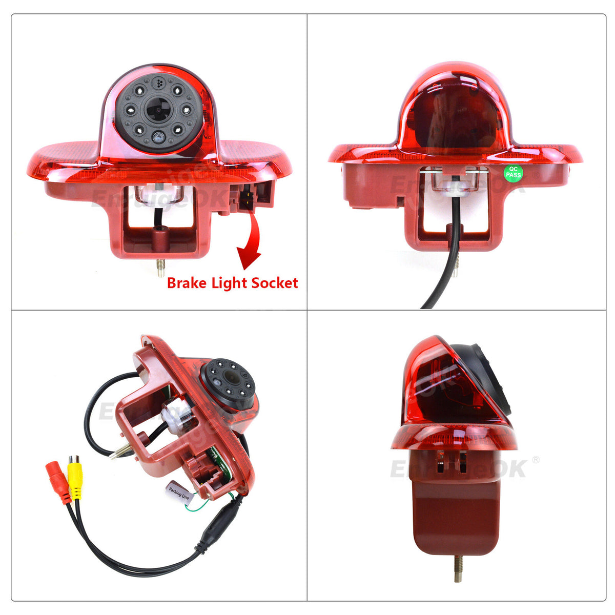 Rear Brake Light Reversing Camera Kit For Renault Trafic Vauxhall Vivaro Opel4