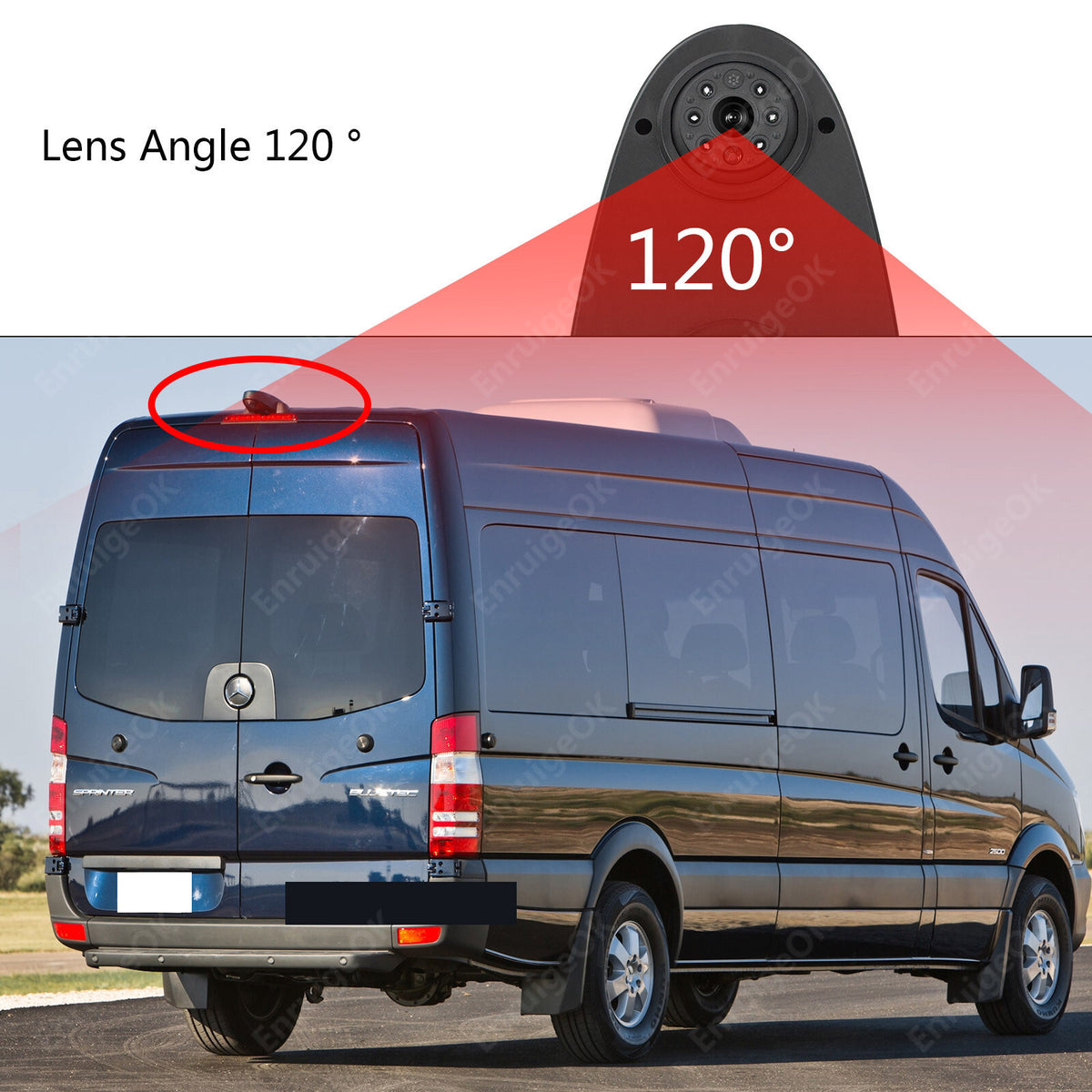 Car Rear View Reverse Backup Camera for Mercedes-Benz Sprinter Van 2014-20185