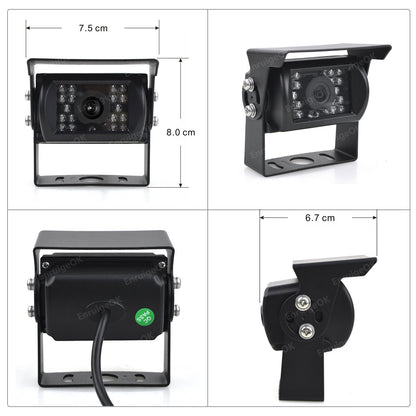 7" TFT LCD Rear View Monitor Screen 10M Reverse Camera Kit For Truck Bus Van4