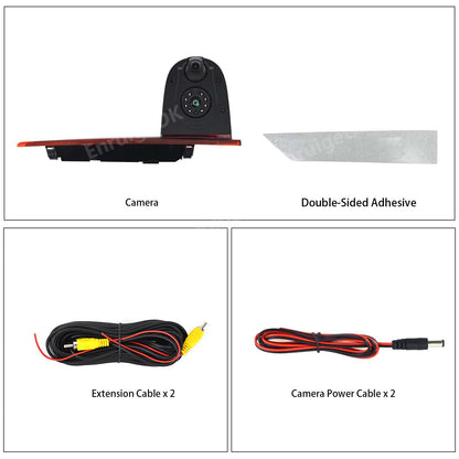 Dual Lens Rear Brake Light Reversing Camera For Ford Transit Custom 2016-Present16