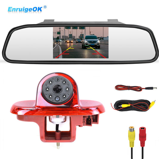 4.3'' Monitor & Brake Light Reversing Camera for Renault Trafic Vauxhall Vivaro0