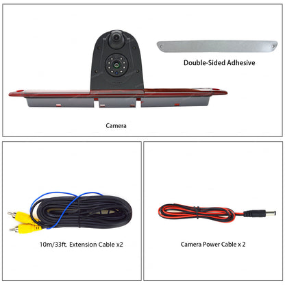 Dual Rear Brake Light Reversing Camera For Mercedes-Benz Sprinter VW Crafter15