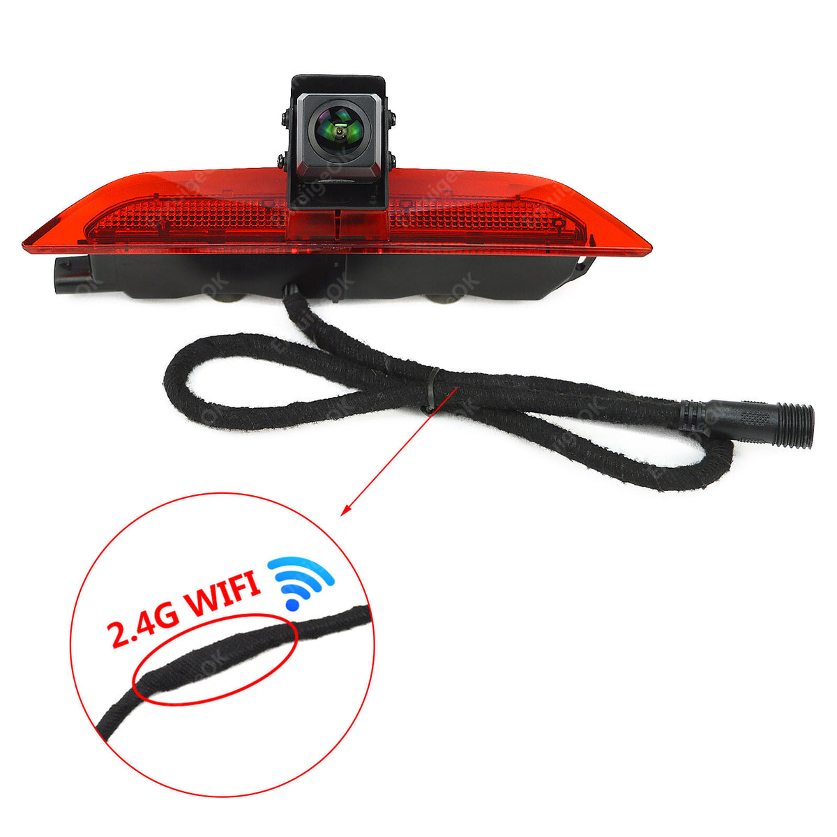 Wireless Rear Brake Light Reversing Camera Kit For VW Caddy MK4 (2020-Present)5