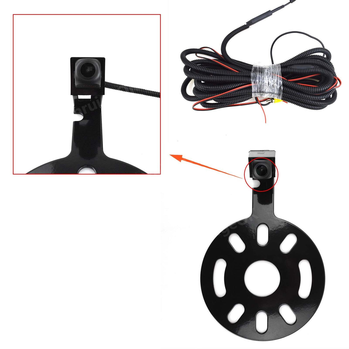 Car Rear View Backup Camera Reverse Camera Kit For 2007-2018 Jeep Wrangler Spare3