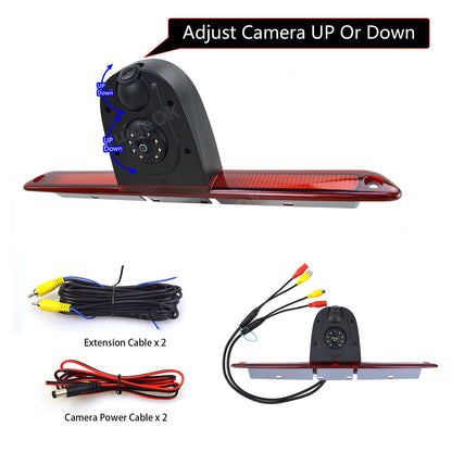 For Mercedes Sprinter Brake Light Reversing Camera &Dual Rear View Split Monitor14