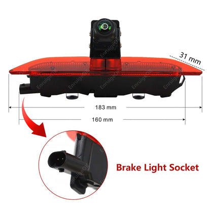 Brake Light Reversing Camera For VW Caddy MK4 (2020-2024) & 6.86" Split Monitor4