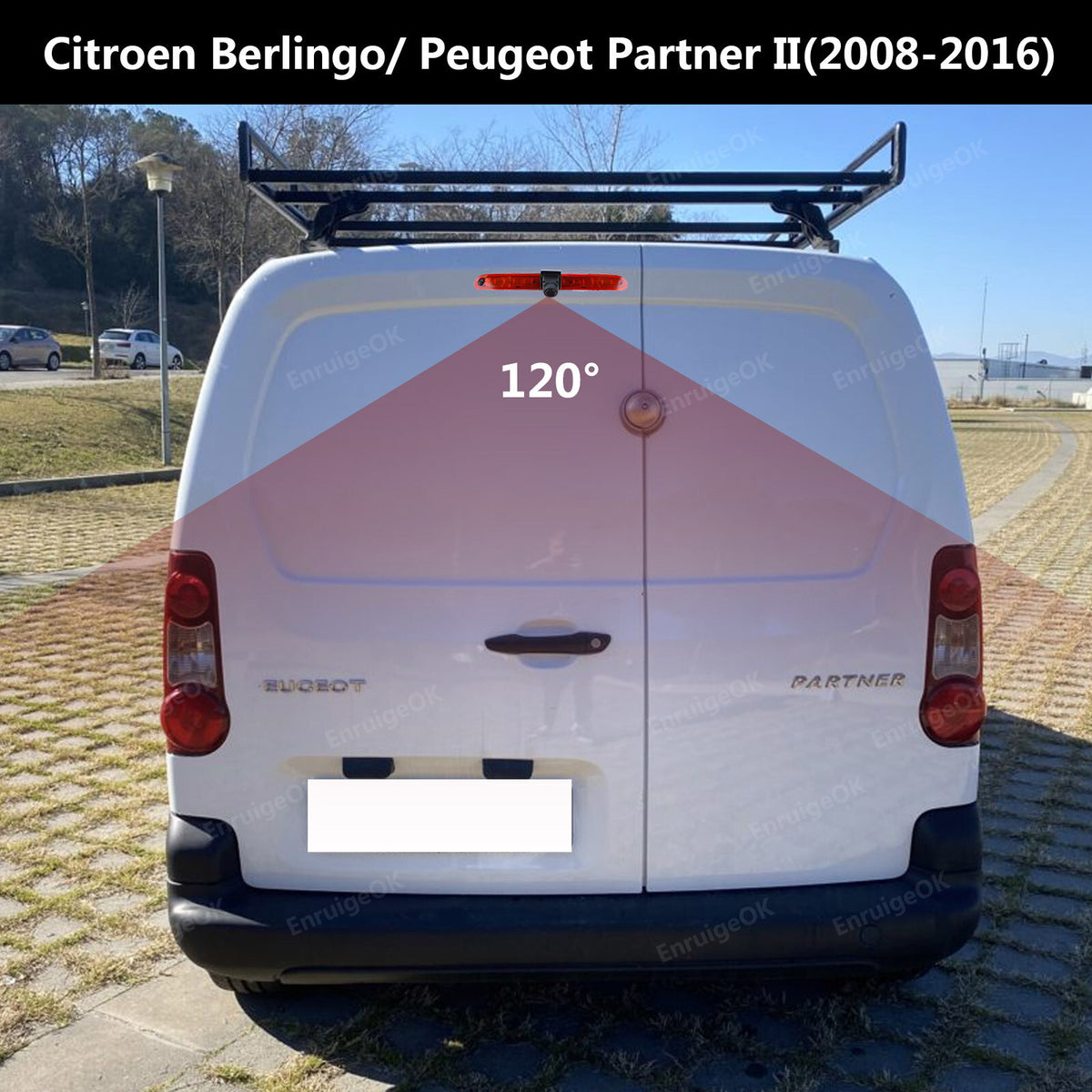 7" Monitor & Brake Light Reversing Camera for Citroen Berlingo/ Peugeot Partner2
