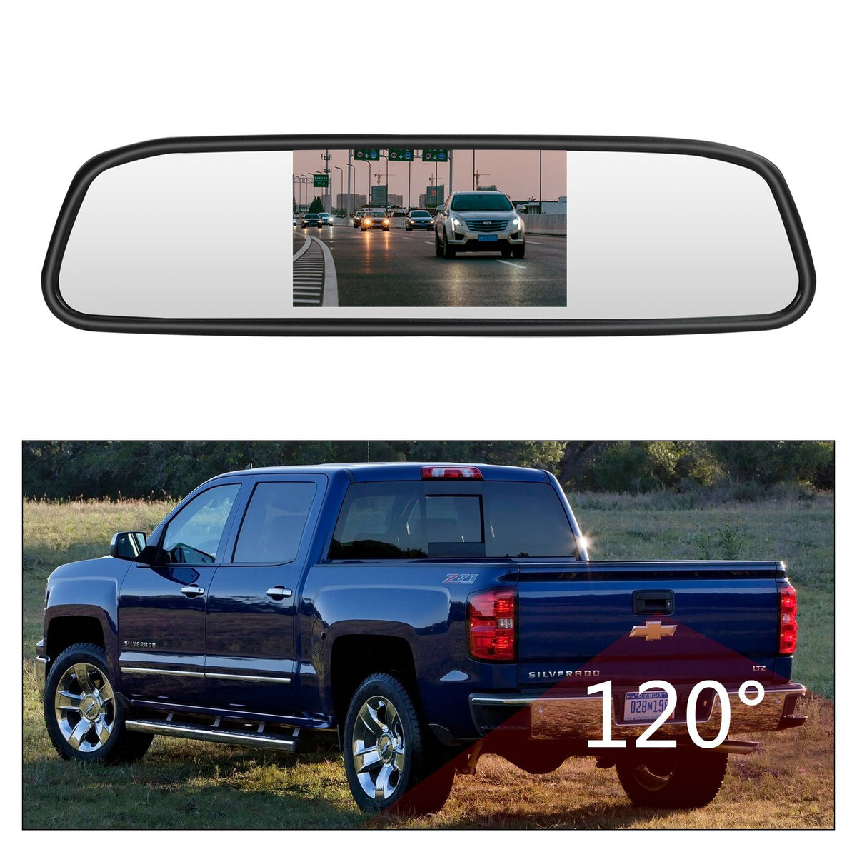 Tailgate Handle with Backup Camera Kit For Chevy Silverado GMC Sierra 1500 250010