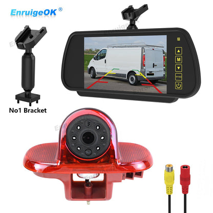 Brake Light Reverse Camera for Renault Traffic Opel/Vauxhall Vivaro +7'' Monitor0