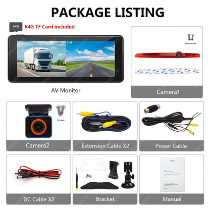 Universal High Level Rear Brake Light Reversing Camera for Motorhome Coachmen RV21