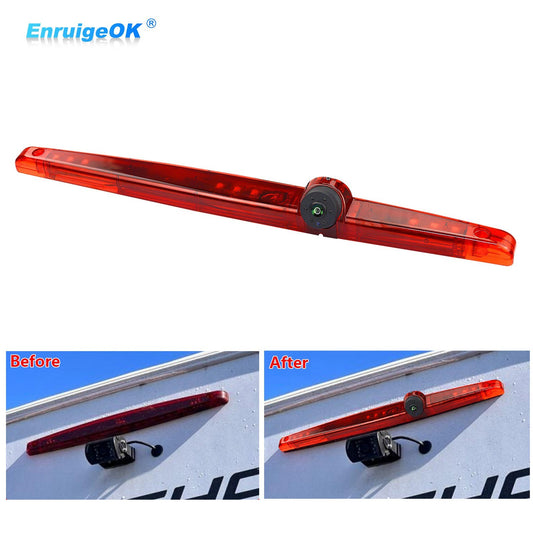 EnruigeOK Surface Mounted 3rd Brake Light Backup Camera Universal for Vans RVs0