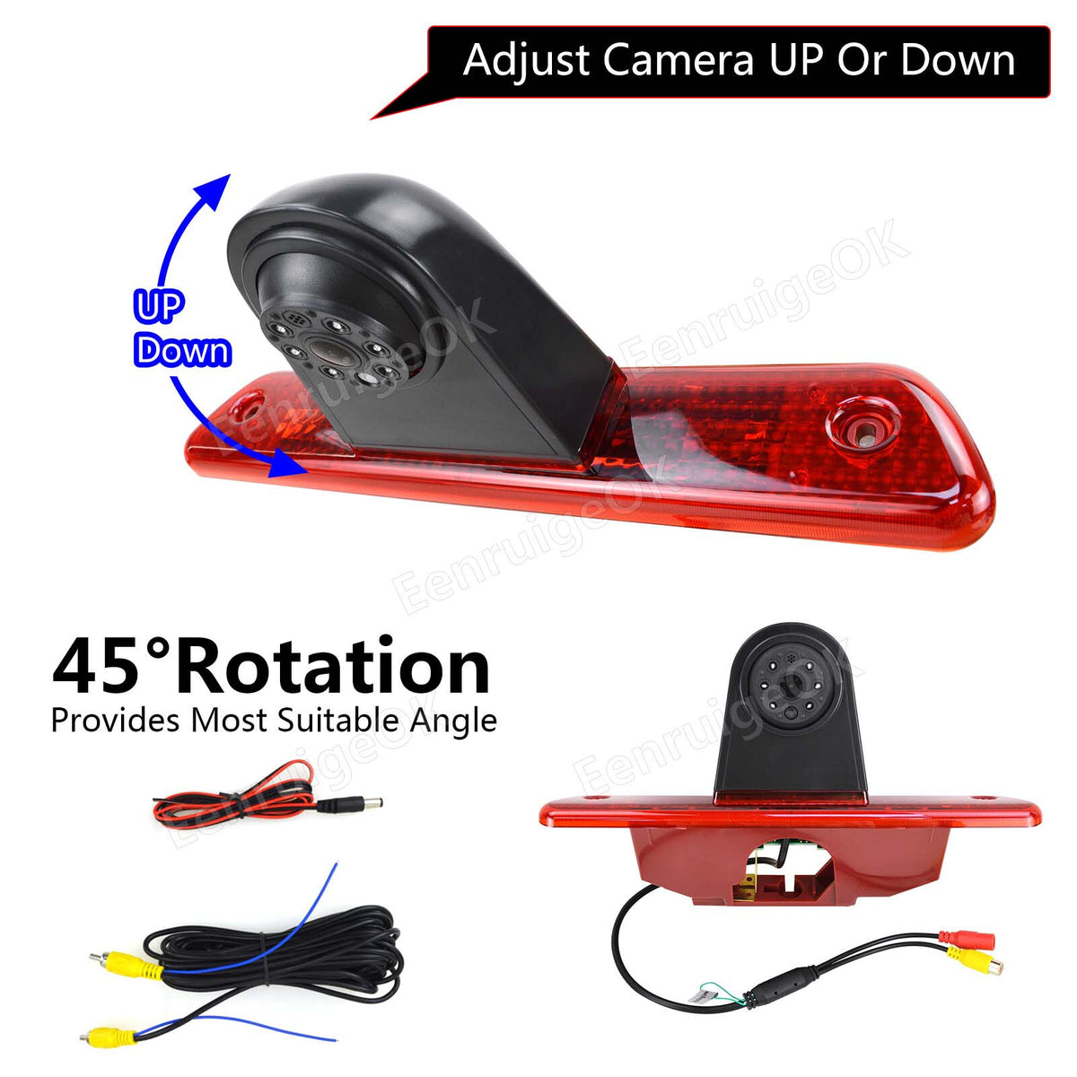 Citroen Dispatch Van 2007-2016 Rear Brake Light Reversing Camera + 7" Monitor17