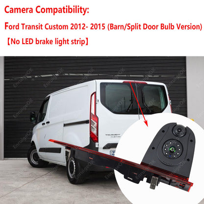 Dual Brake Light Camera for Ford Transit Custom (2012-2015) &6.86" Split Monitor2