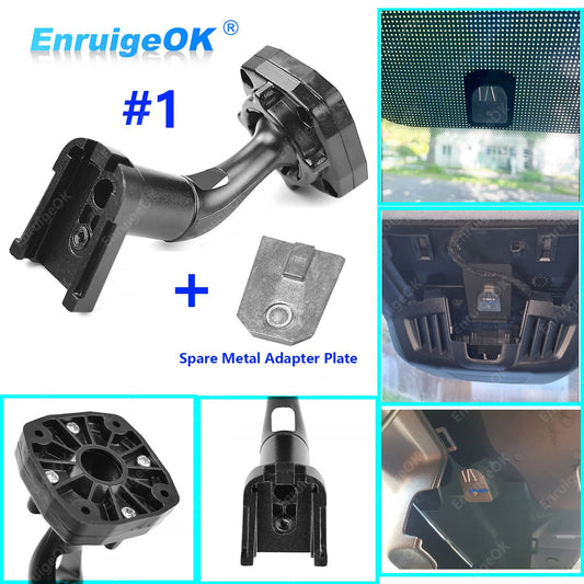 Windscreen Mounting Stem Stalk For Rear-view Mirror Monitor GM Bracket & Plate0