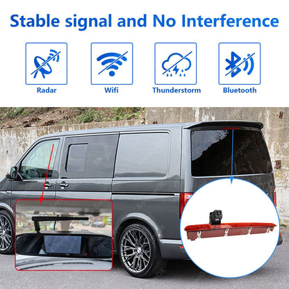 Wireless Kit For VW Transporter Caddy MK4 Reverse Camera Brake Light T6 Tailgate3