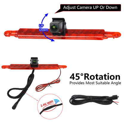 Wireless Universal Brake Light Reverse Camera Kit for Commercial Van10