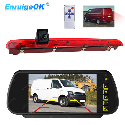 7" Mirror Monitor &Reversing Camera For VW Transporter T6 Tail Lift 2016-Onwards0
