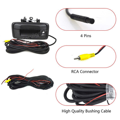 Tailgate Handle Backup Camera For 2015-2020 Chevy Colorado GMC Canyon+7" Monitor4
