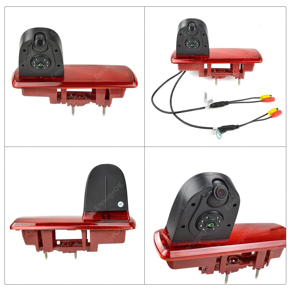 Dual Lens Rear Brake Light Reversing Camera Kit for Opel Vivaro Renault Trafic 311