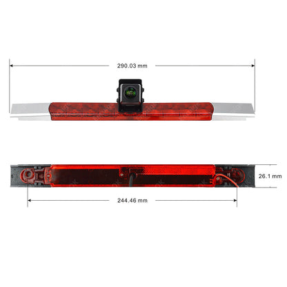 Wireless Rear View Monitor Brake Light Reversing Camera Kit for Motorhomes Van8