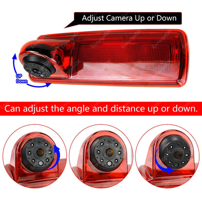 Vauxhall Vivaro Renault Trafic Wireless Rear Brake Light Reversing Camera Kit9