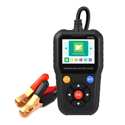 Car Battery Tester 12V/24V Load Tester Charging System Analyzer CCA SOH SOC8