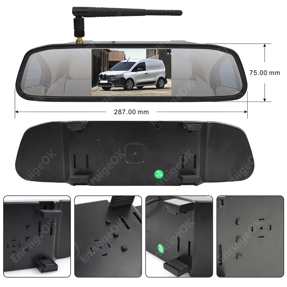 Wireless Reversing Camera Kit for Citroen Dispatch Peugeot Expert Toyota Proace19