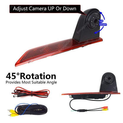 6.86" Split Monitor & Brake Light Camera for Ford Transit Custom (2016-Present)6